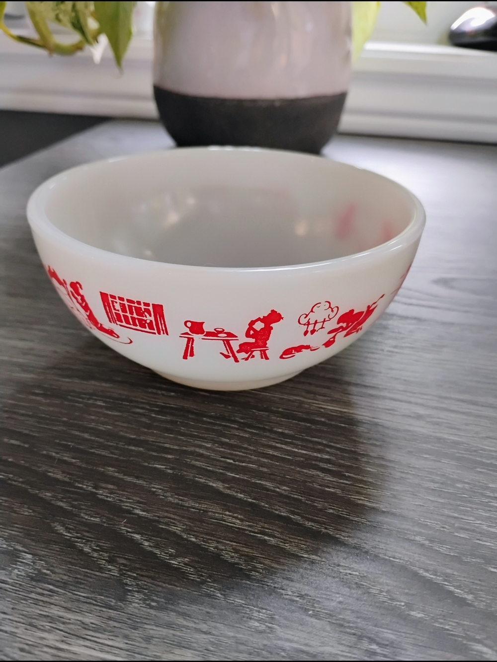 Fire King Children's Cereal Bowl With Prayer 1950s Mid Century Vintage